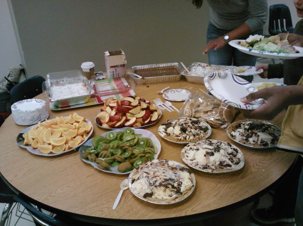 Here's our handiwork!  Looks yummy!