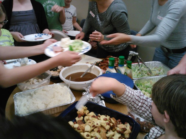 Moving through the line