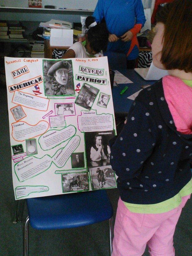 ...and some were big, like Seamus' about Paul Revere,