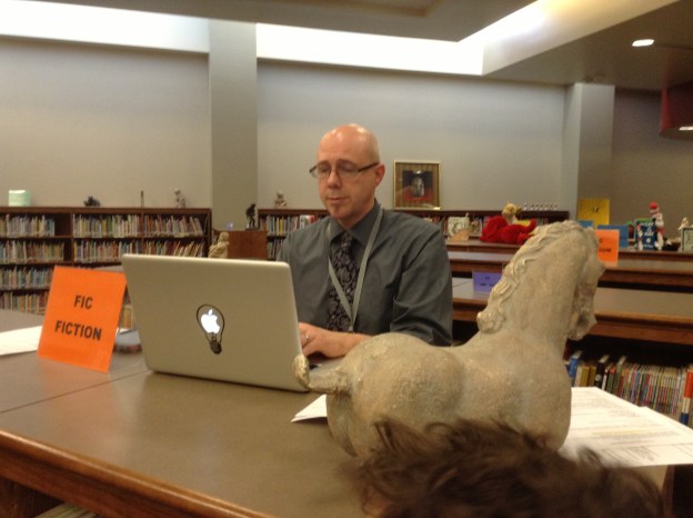 Mr. Strecker, helping solve problems, as usual.  He's kind of magic, actually. :)