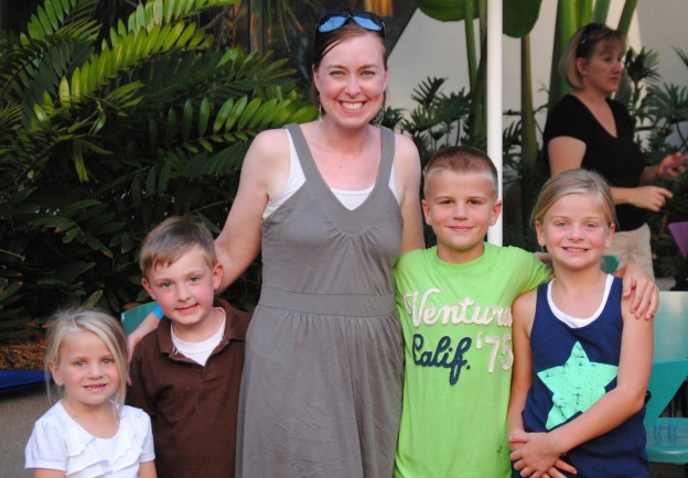 What fun to run into Keelan, his sisters Macie and Amelia and his parents! Fun in the Florida sun!