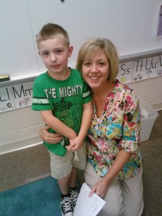 Ok, so that's not the actual picture we took at our home visit, but I couldn't NOT include that very special lady--Ms. Dale--in this post.  :)