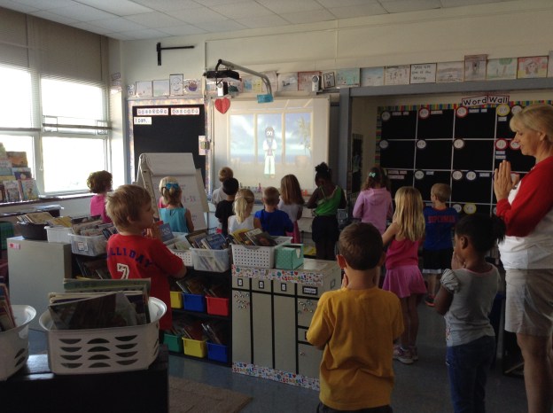 A little later in the morning--again when we'd been sitting for a while--we chose to do this one where Maximo lead us through "Surfer Dude."